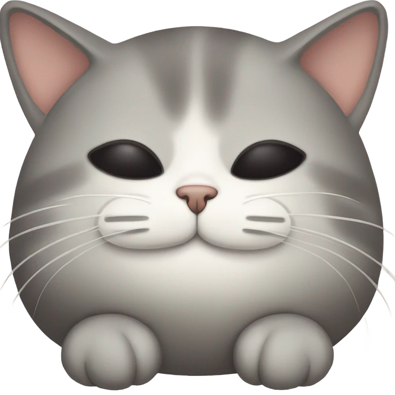 Sleeping cat emoji