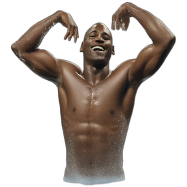 Michael Jordan showering emoji