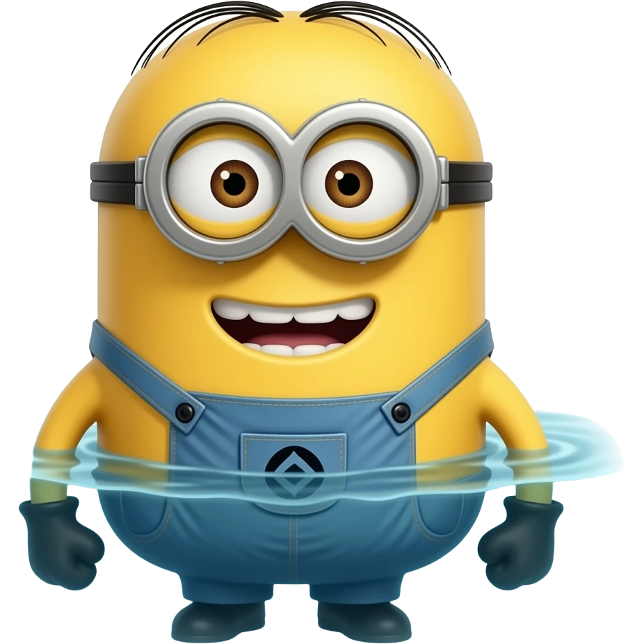 Minions nadando em chocolate emoji