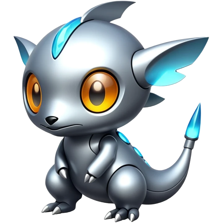 Futuristic Fakemon-creature emoji