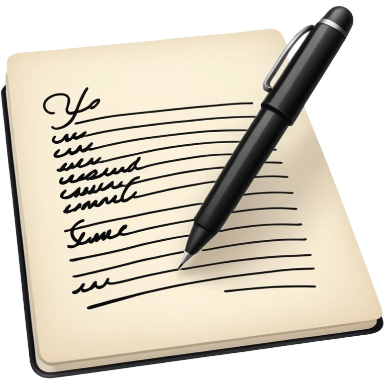 Signature at the bottom of the page emoji