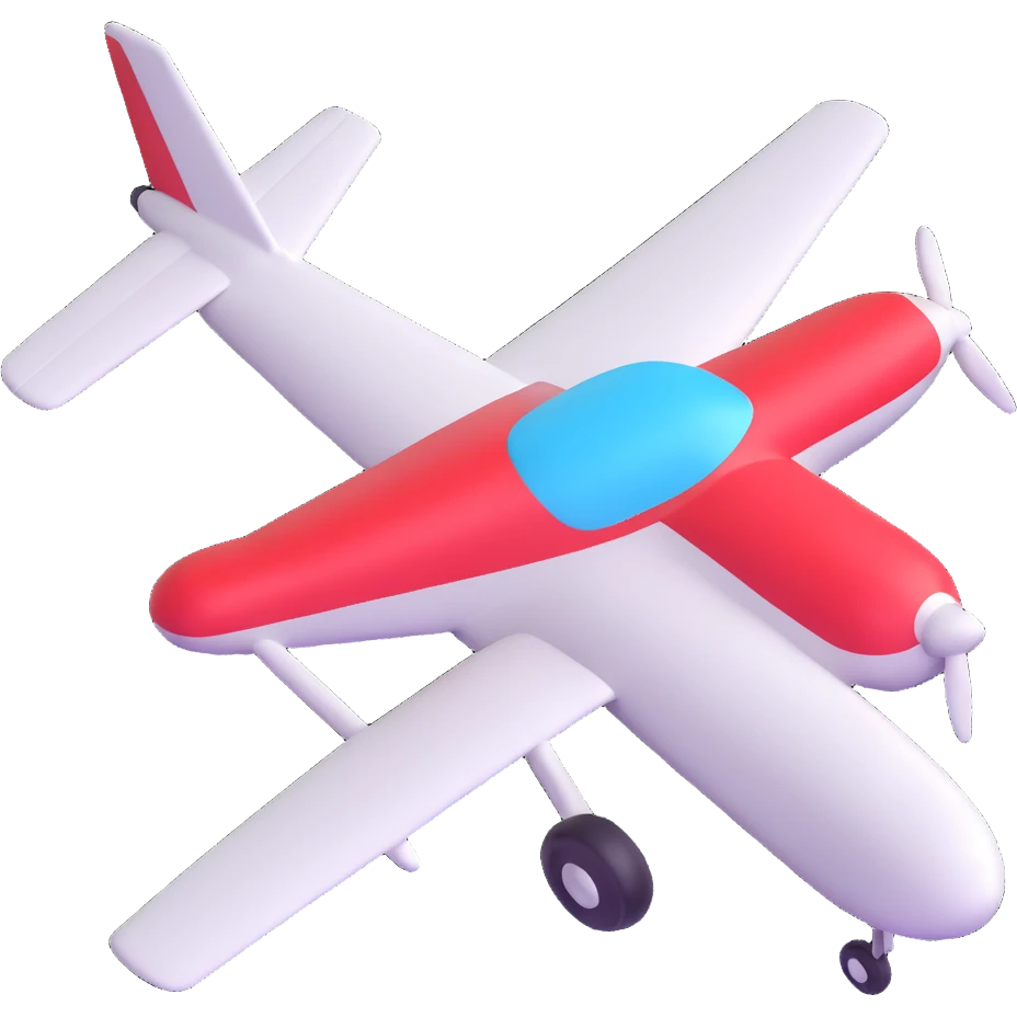 a plane emoji