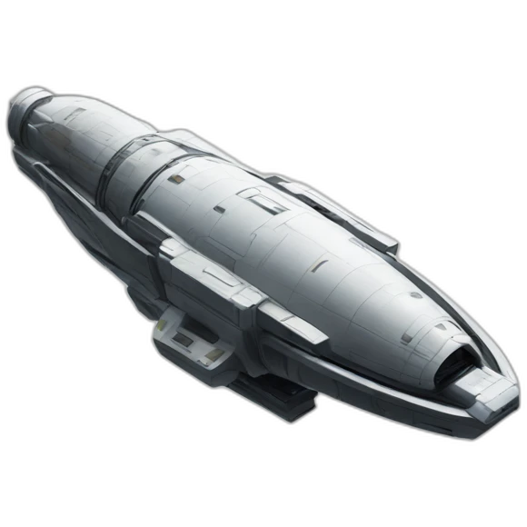 The spaceship in interstellar emoji
