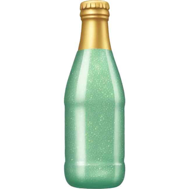 Sparkling bottle of ranch emoji