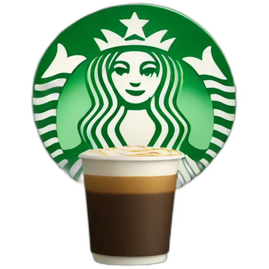 Starbucks logo emoji