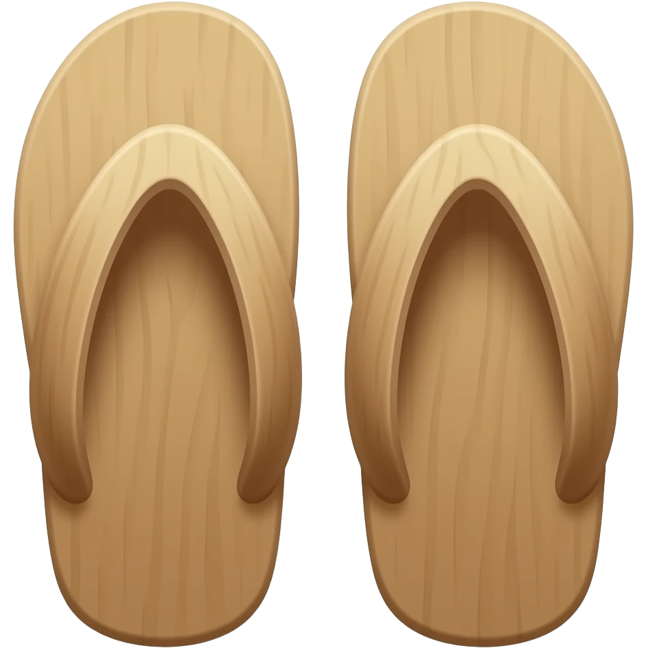 Japanese wooden clog emoji