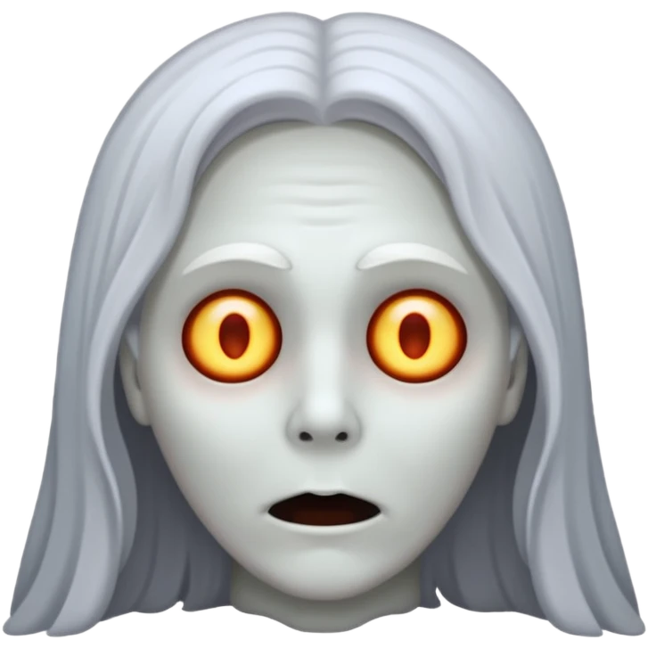 dead hair gost emoji