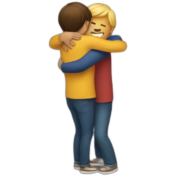 A hug emoji