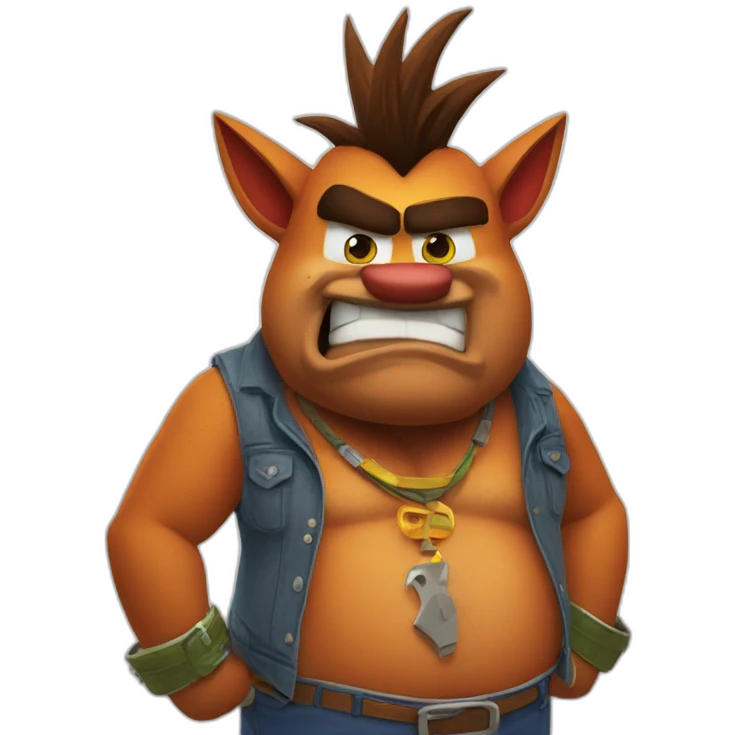 fat crash bandicoot emoji