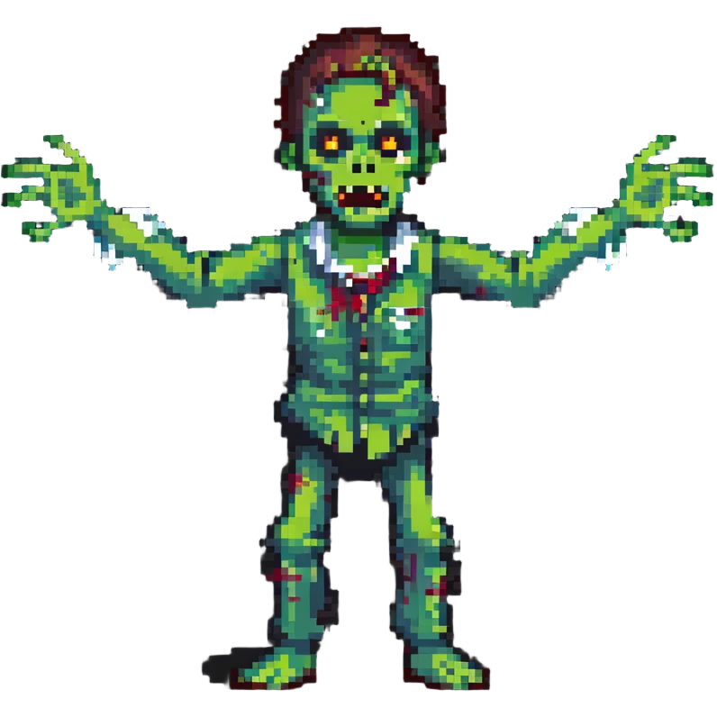 zombie with arms outstretched emoji