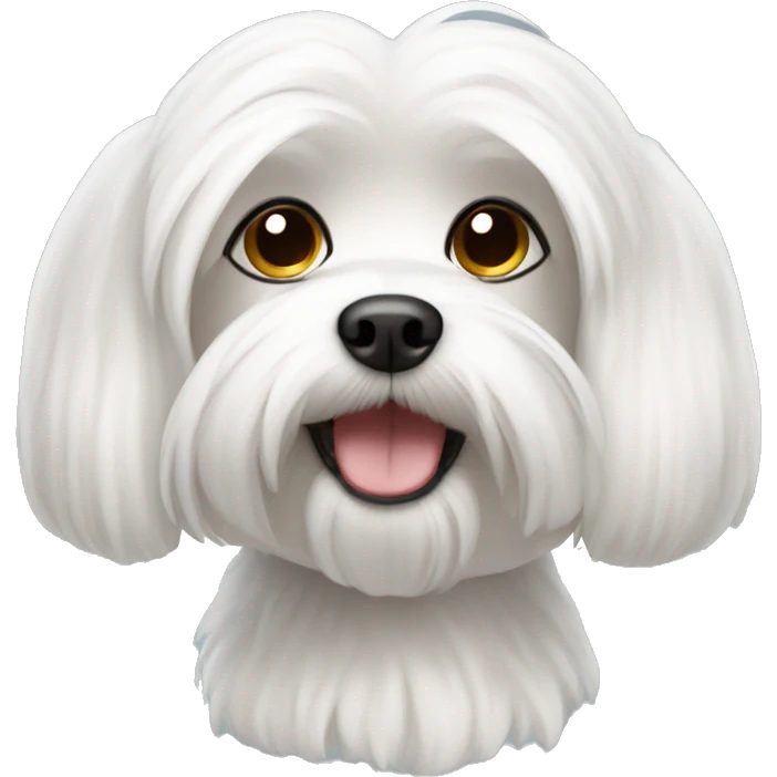 A Maltese dog emoji