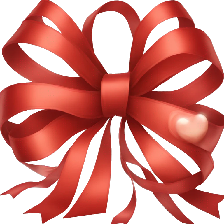 Red holiday bow  emoji