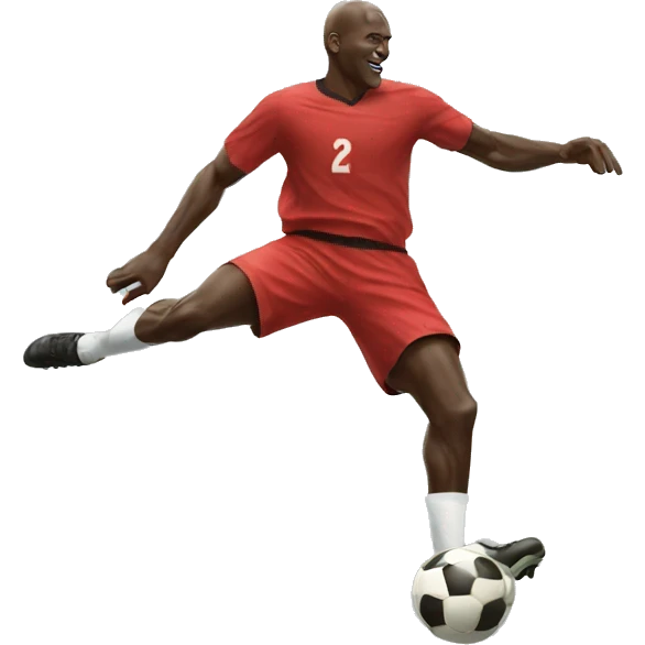 Michael Jordan play soccer  emoji