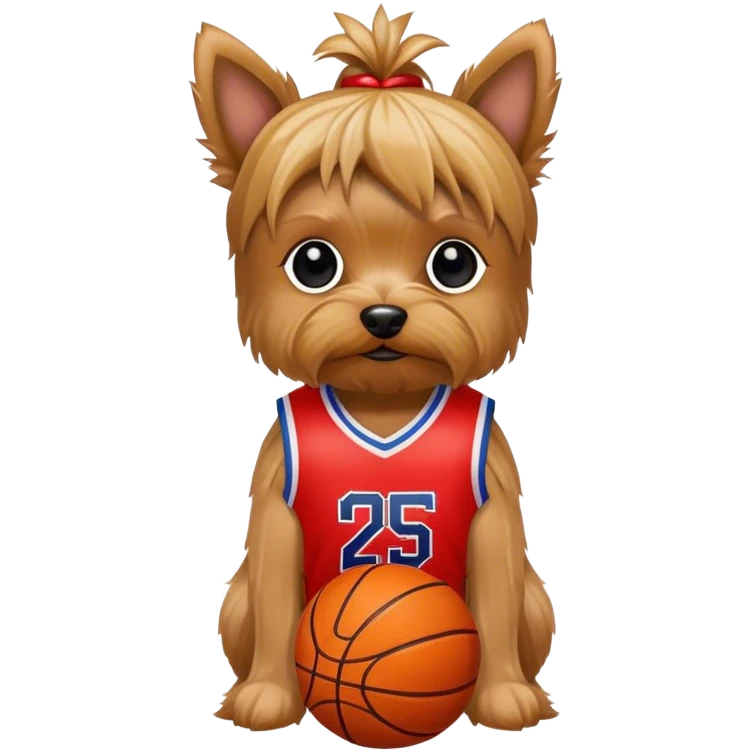 yorkie basketball emoji