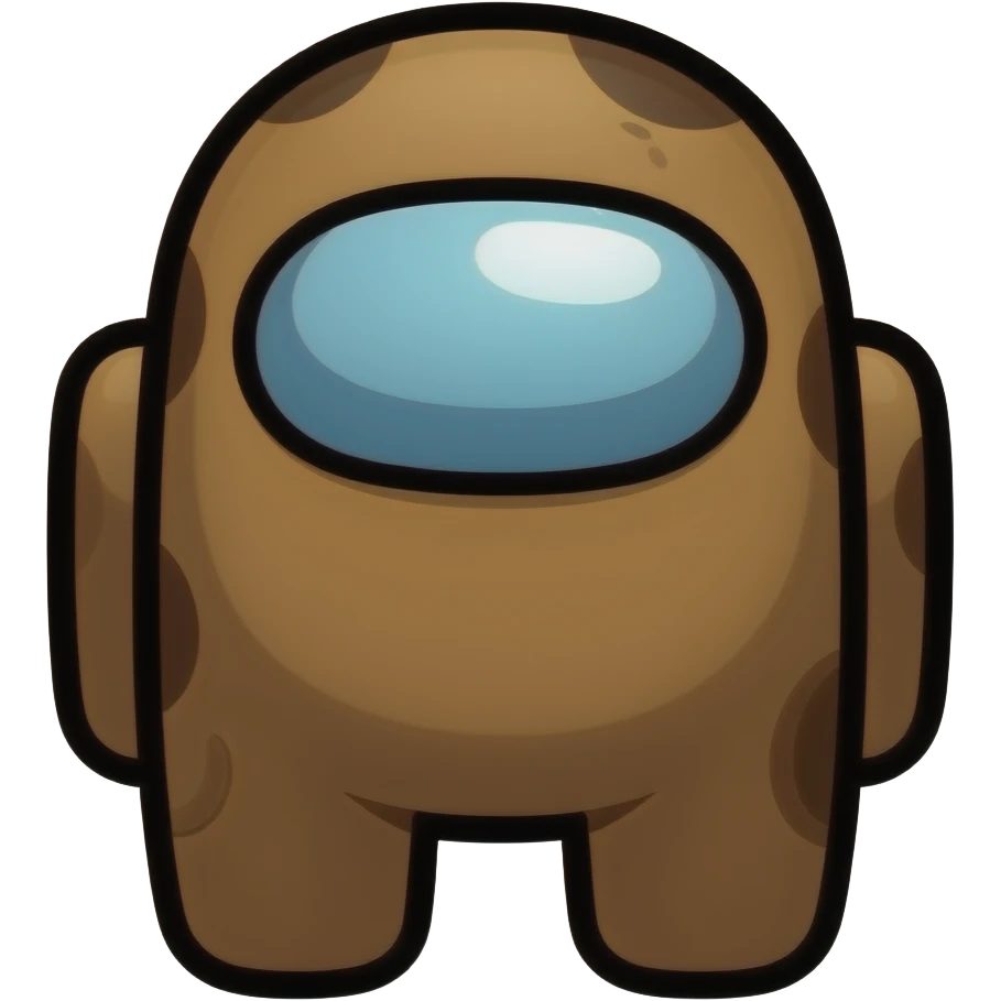 fred from scooby doo  as an among us character emoji