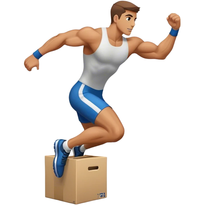 man box-jump side-view emoji