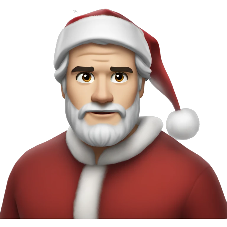 Henry Cavill as Santa Claus  emoji