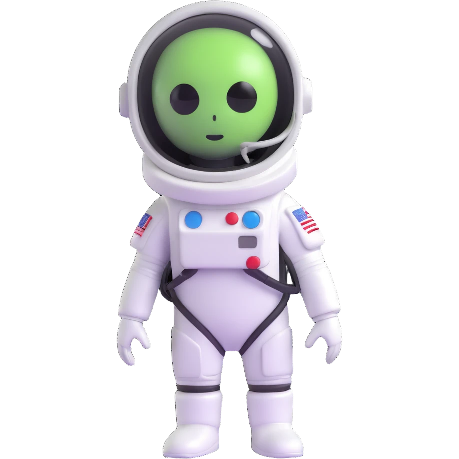 alien astronaut in spacesuit emoji