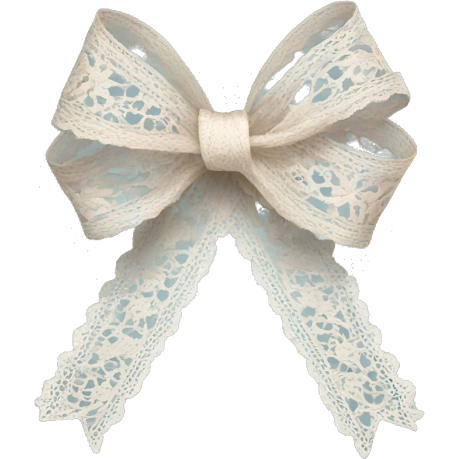 lace ribbon emoji
