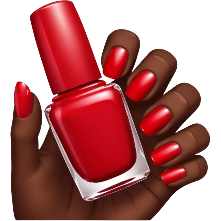 Emoji like this 💅🏾 but with cherry red nail polish  emoji