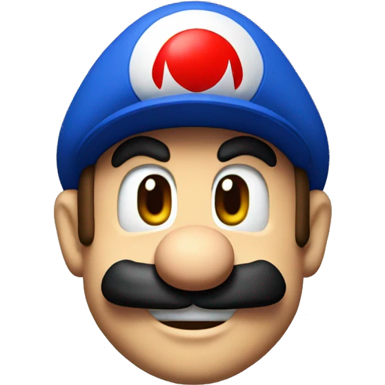 Super Mario face emoji