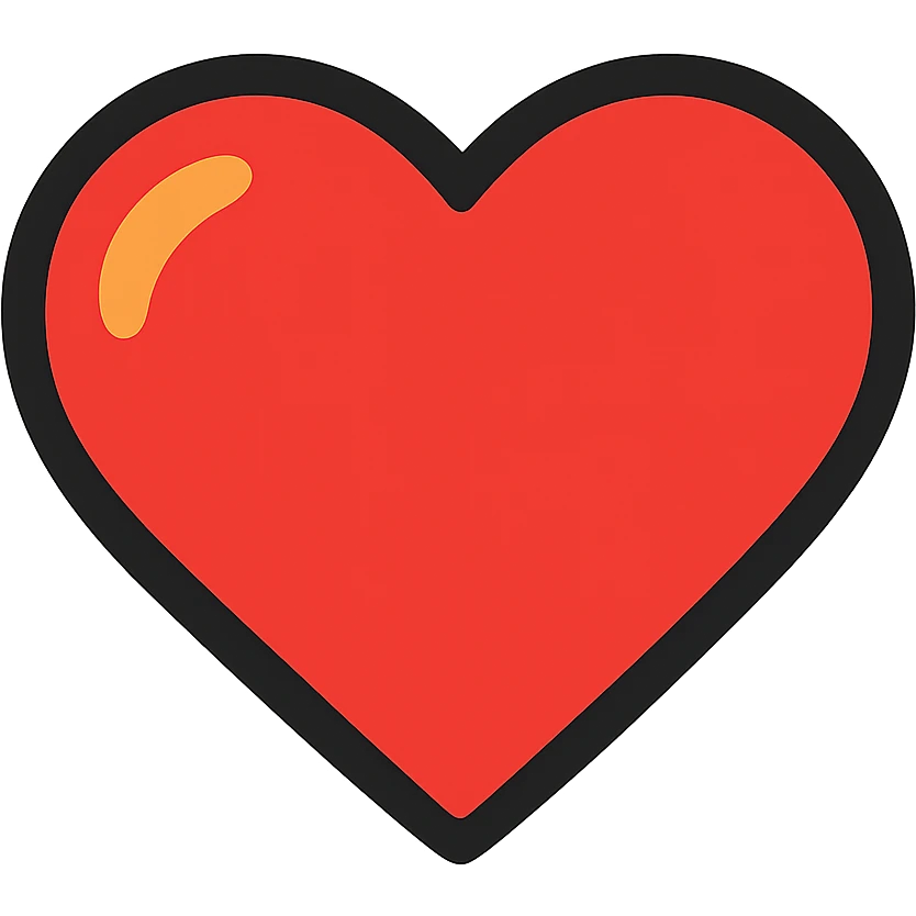 A heart emoji emoji