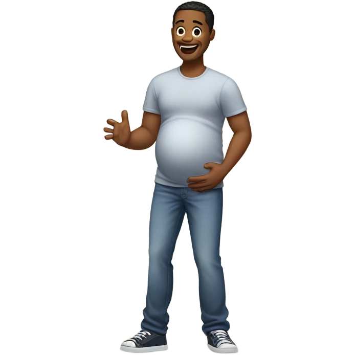 pregnant man emoji