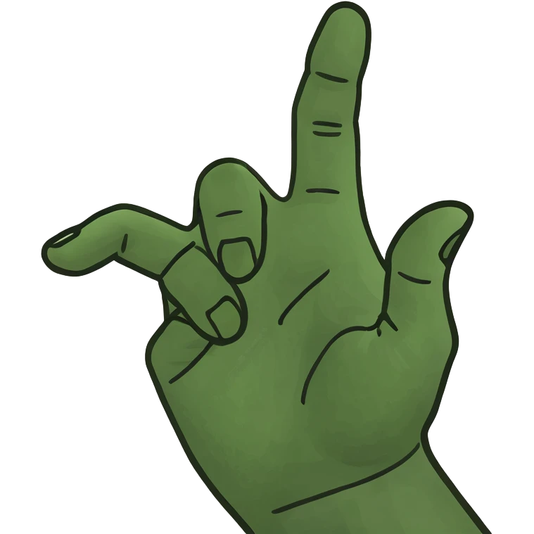 hand making L shape  emoji