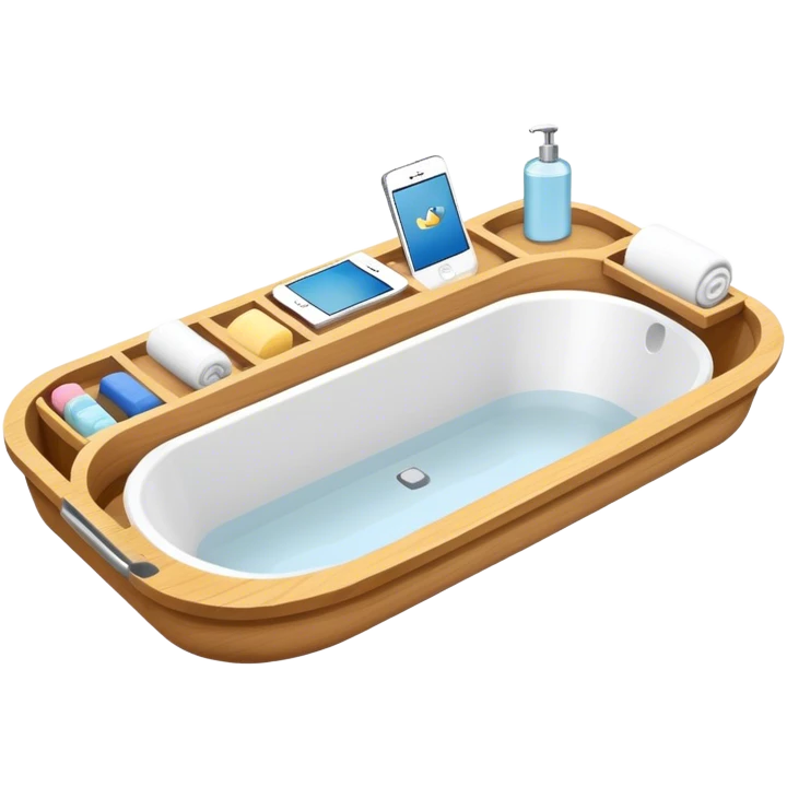 Bathtub caddy emoji