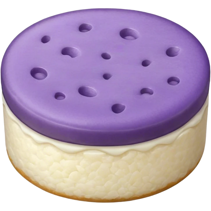 make a ube rice cakae emoji