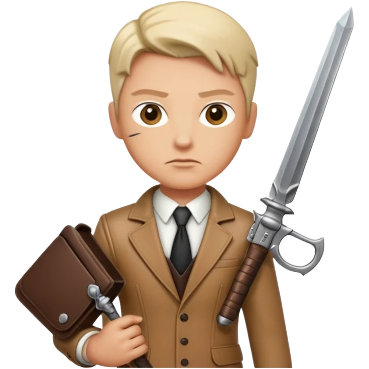 Boss with a prada weapon emoji