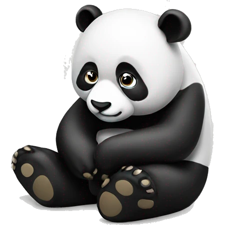 thinking panda emoji