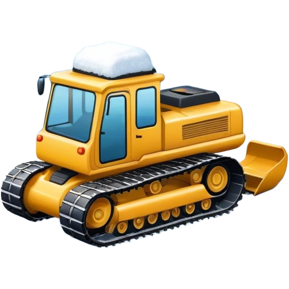 Mountain grooming snowcat  emoji