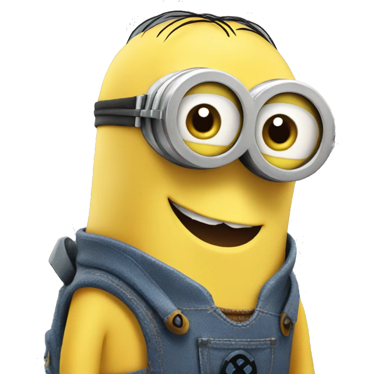 Minion happy emoji