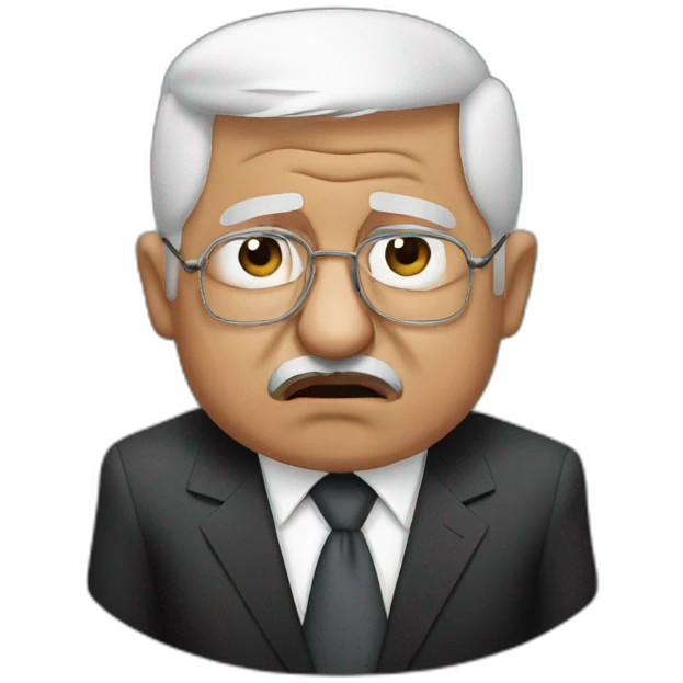 Mahmoud abbas crying  emoji