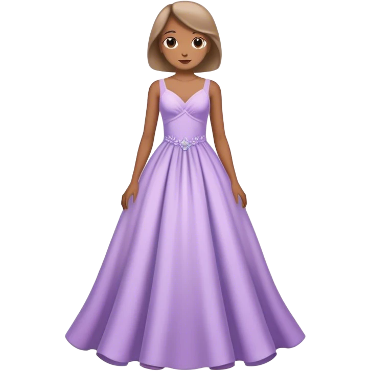 Lilac gown  emoji