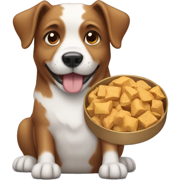 dog with food emoji