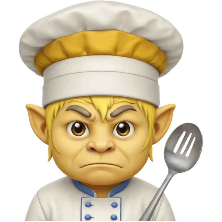 troll the yellow chef emoji