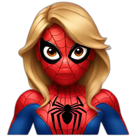girl spider-man emoji