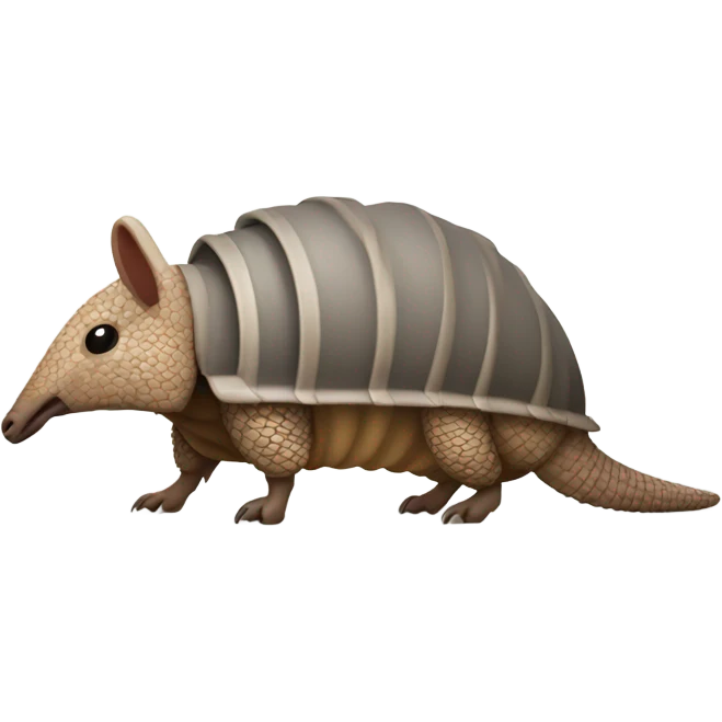 Armadillo from side emoji