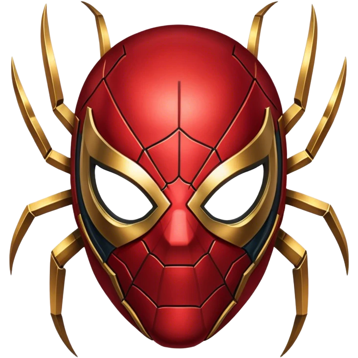 Iron spider man face emoji