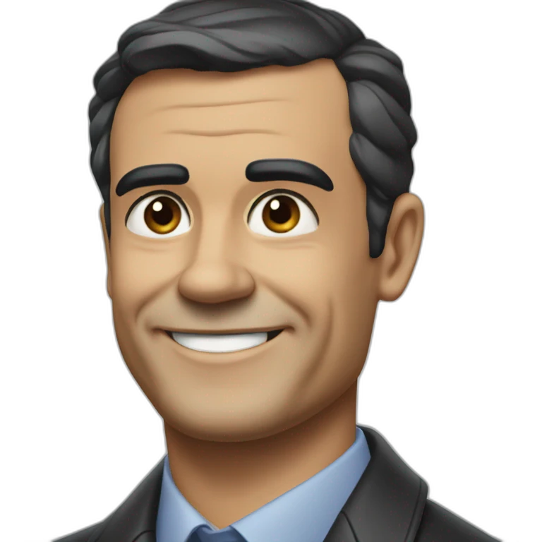 Pedro Sánchez smiling with arms crossed emoji