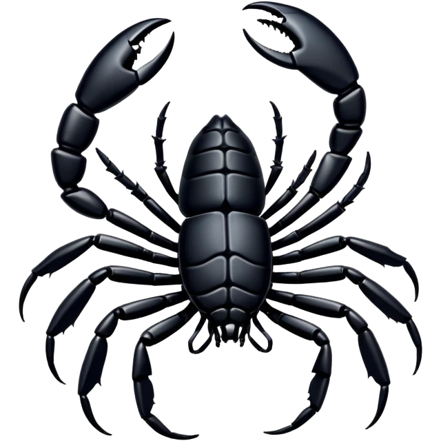 Black scorpion emoji