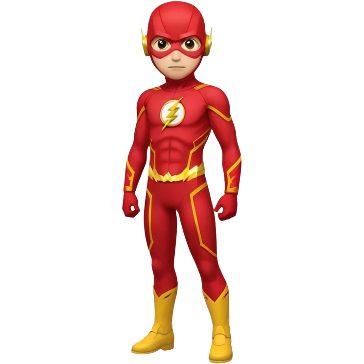 the flash standing emoji