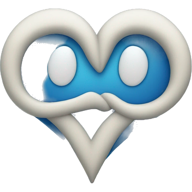 Double blue heart emoji