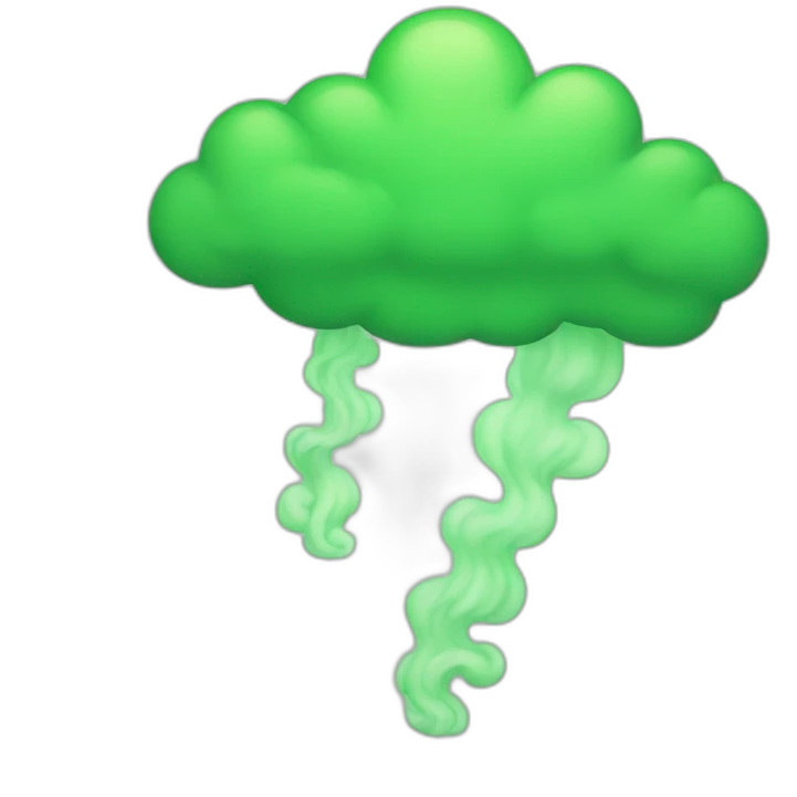 green cloud emoji