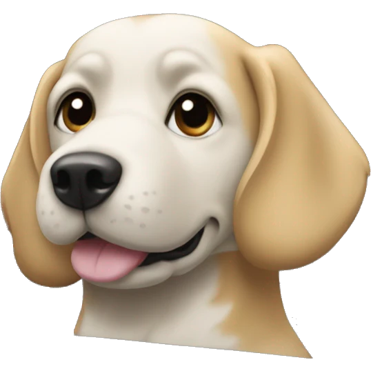 Chien qui conduit une voiture emoji