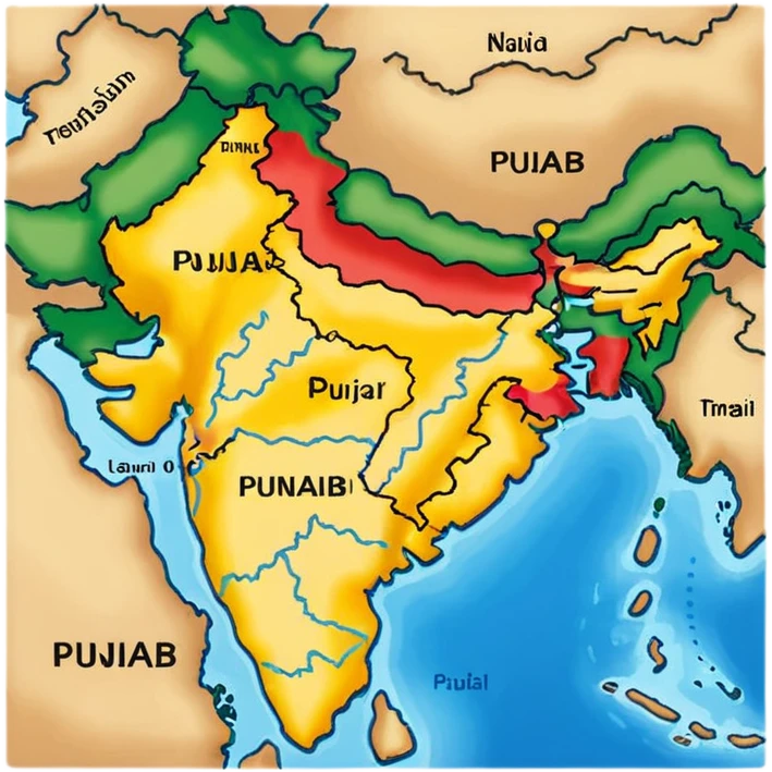 Punjab map emoji