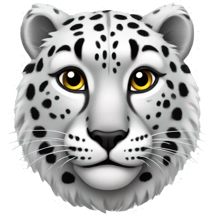 Snow leopard  emoji