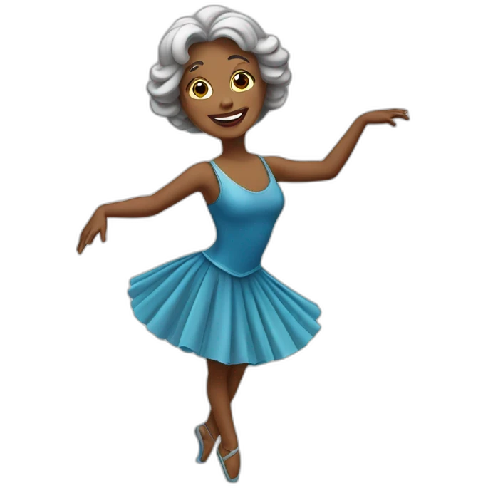 Danseuse classique vieille  emoji